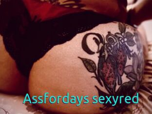 Assfordays_sexyred